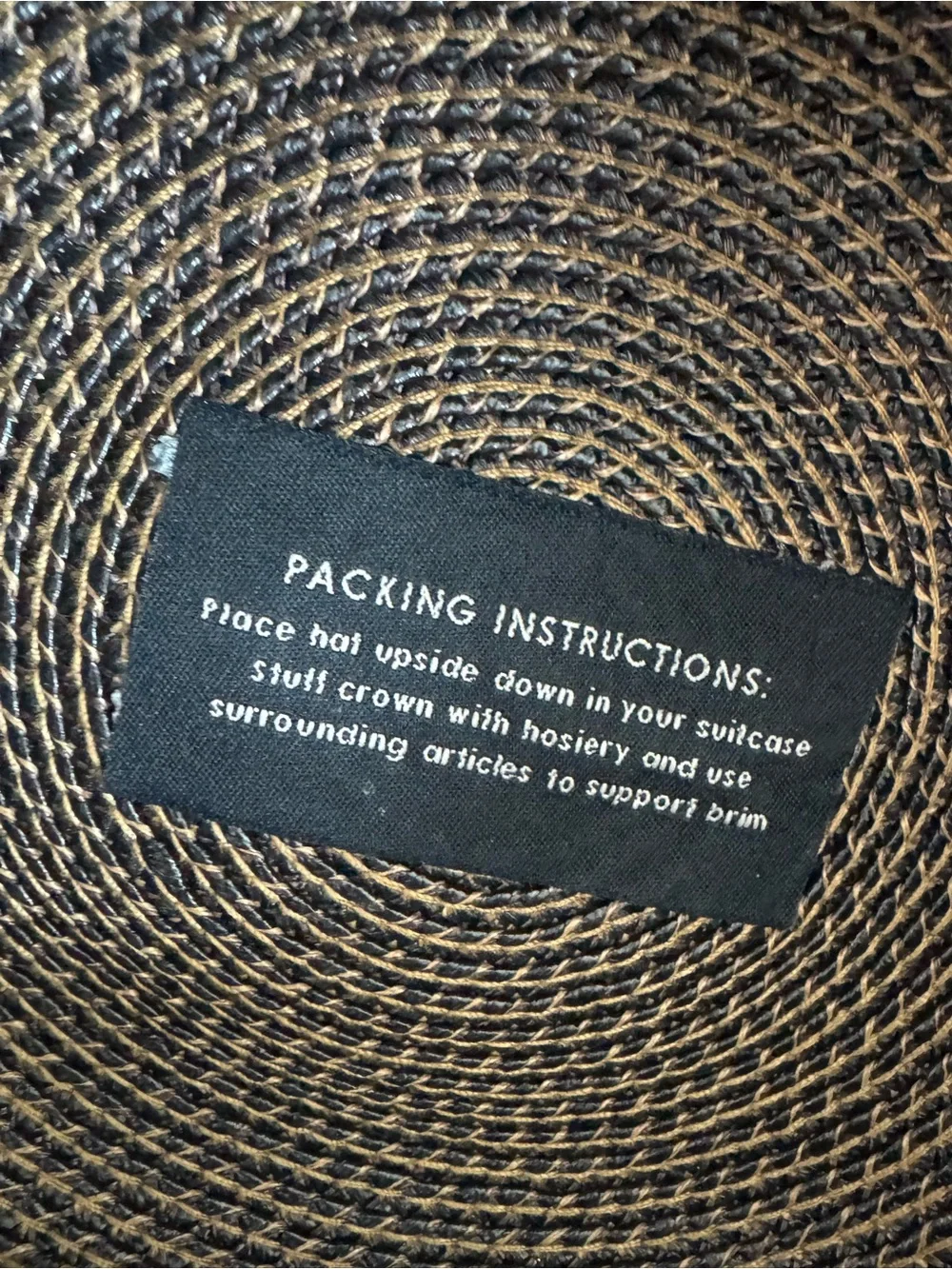 Eric Javits Brown Wide-Brim Straw Sun Hat - Picture 11 of 14